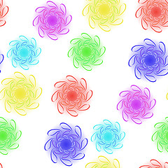 Image showing floral seamless design