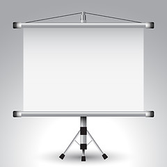 Image showing projector roller screen