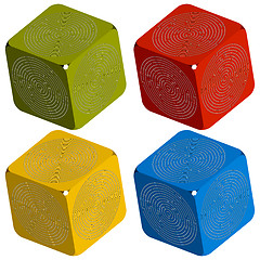 Image showing maze cubes