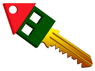 Image showing house shape key