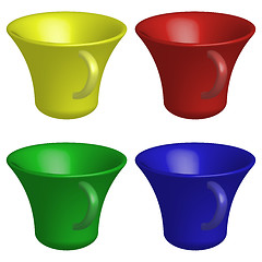 Image showing empty cups