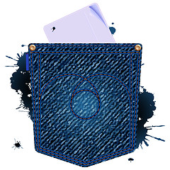 Image showing jeans paper icon