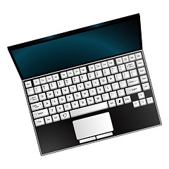 Image showing laptop against white