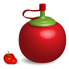 Image showing tomatto sauce bottle