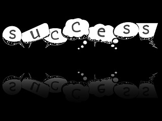 Image showing speech success bubbles