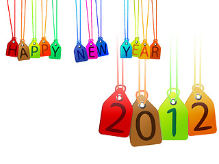 Image showing happy year 2012