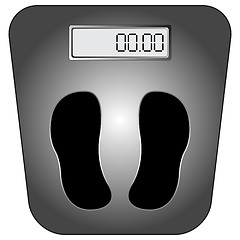 Image showing bathroom digital scale