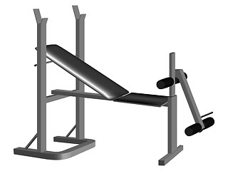 Image showing weight lifting equipment