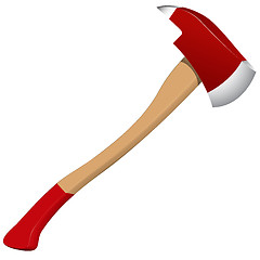 Image showing firefighter axe