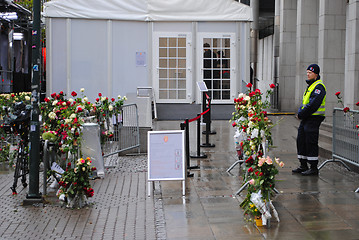 Image showing Security at Oslo Courthouse