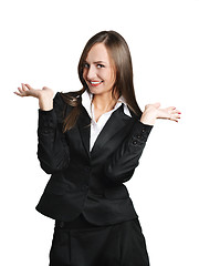 Image showing Happy business woman