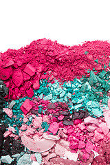 Image showing crushed eyeshadows