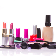 Image showing set of cosmetic products