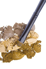 Image showing crushed eyeshadows