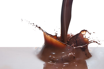 Image showing pouring chocolate