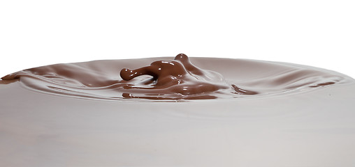 Image showing chocolate splash