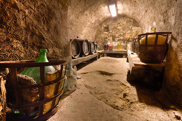 Image showing wine cellar