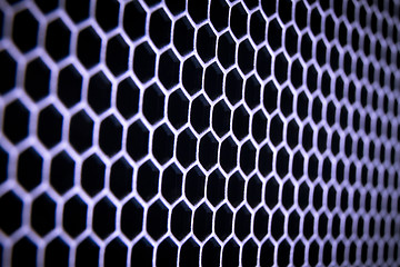 Image showing abstract metallic grid