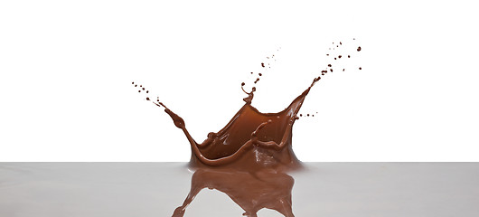 Image showing chocolate splash