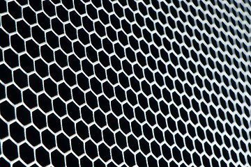 Image showing abstract metallic grid