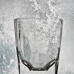 Image showing glass with bubbles