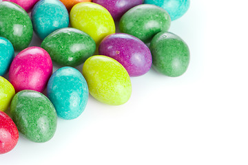 Image showing easter eggs isolated