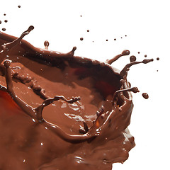 Image showing pouring chocolate