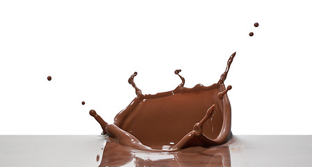 Image showing chocolate splash