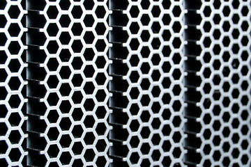 Image showing abstract metallic grid