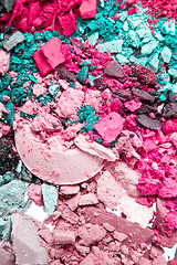 Image showing crushed eyeshadows