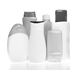 Image showing cosmetic bottles