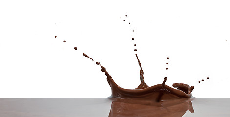 Image showing chocolate splash