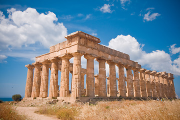 Image showing Greek temple in Selinunte