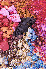 Image showing crushed eyeshadow