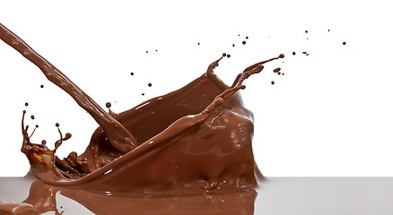 Image showing chocolate splash