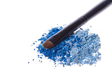 Image showing crushed eyeshadows