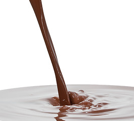 Image showing chocolate splash