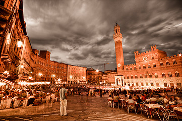 Image showing Sienna main square