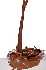 Image showing chocolate splash