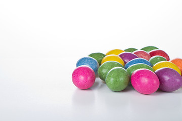 Image showing easter eggs isolated