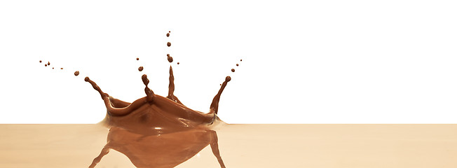 Image showing chocolate splash