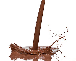 Image showing chocolate splash