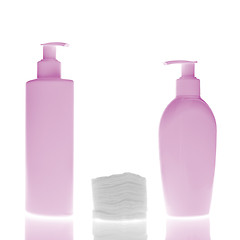 Image showing cosmetic bottles