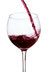 Image showing pouring red wine 