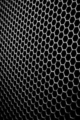 Image showing abstract metallic grid