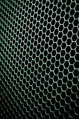 Image showing abstract metallic grid