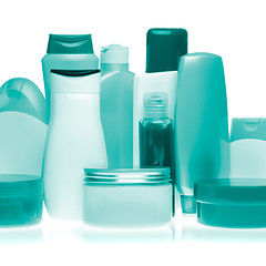 Image showing cosmetic bottles