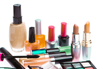 Image showing set of cosmetic products