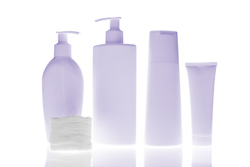 Image showing cosmetic bottles