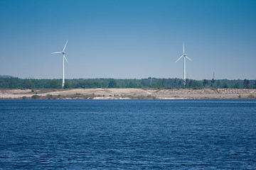 Image showing windmill  farm
